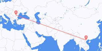 出发地 越南目的地 罗马尼亚航班