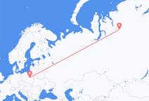 Vols depuis la ville de Norilsk vers la ville de Varsovie