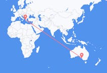 Flyg från Adelaide, Australien till Preveza, Grekland