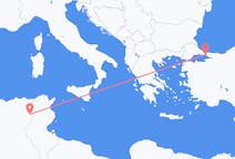 Flyreiser fra Tebessa, Algerie til Istanbul, Tyrkia