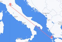 Flyg från Florens, Italien till Kefallinia, Grekland