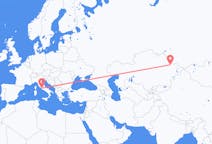 Flyreiser fra Semej, Kasakhstan til Roma, Italia