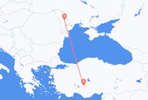 出发地 摩尔多瓦基希讷乌目的地 土耳其科尼亞的航班