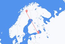 Vols de Saint-Pétersbourg, Russie pour Kiruna, Suède