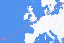 Flights from São Jorge Island, Portugal to Kardla, Estonia