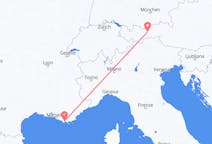 Flights from Innsbruck, Austria to Toulon, France