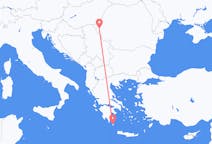Fly fra Timișoara til Kythira