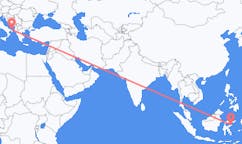 Flyreiser fra Luwuk, Indonesia til Brindisi, Italia