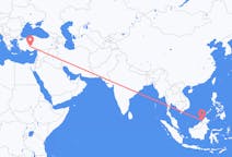 出发地 马来西亚纳闽目的地 土耳其科尼亞的航班