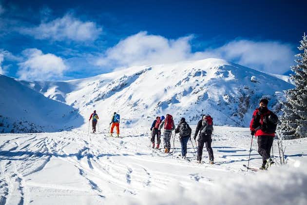 4 uur skitour trip in het Tatragebergte voor beginners met huuruitrusting