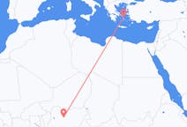 Flights from Kaduna, Nigeria to Mykonos, Greece