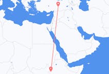 Flyrejser fra Gambela, Etiopien til Malatya, Tyrkiet