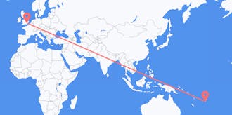 Flights from Fiji to the United Kingdom