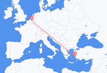 Flyreiser fra Samos, Hellas til Brussel, Belgia