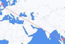 Flyrejser fra Kuantan, Malaysia til Leeds, England