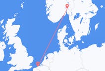Flyg från Ostend, Belgien till Oslo, Norge