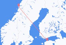Vols depuis la ville de Tallinn vers la ville de Sandnessjøen