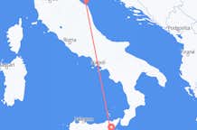 Flights from Ancona to Catania
