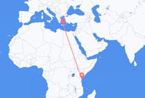 Flyrejser fra Ukunda, Kenya til Iraklio, Grækenland