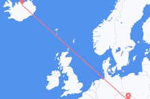 Flyrejser fra Akureyri, Island til Brno, Tjekkiet