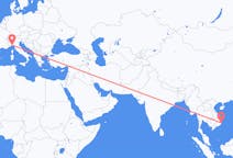 Flyrejser fra Nha Trang, Vietnam til Genova, Italien