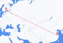 Flights from Nanjing, China to Lappeenranta, Finland