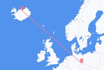 Flights from Akureyri, Iceland to Dresden, Germany