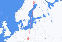 Flyreiser fra Bratislava, Slovakia til Luleå, Sverige