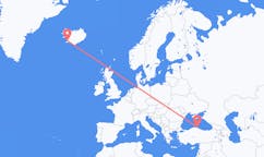出发地 土耳其锡诺普目的地 冰岛雷克雅未克的航班
