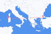 Flights from Tekirdağ, Turkey to Alghero, Italy
