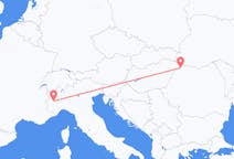 Flyg från Turin till Satu Mare