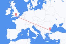 Flights from Burgas, Bulgaria to Southampton, the United Kingdom