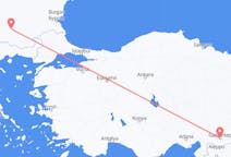 Loty z Płowdiw, Bułgaria z Gaziantep, Turcja