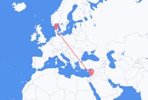 Flights from Amman, Jordan to Karup, Denmark