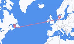 Flyg från Sydney, Kanada till Sønderborg, Danmark