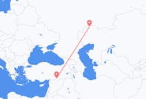 Flyreiser fra Oral, Kasakhstan til Sanliurfa, Tyrkia