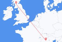 Flyg från Glasgow, Skottland till Milano, Italien