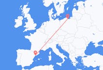 เที่ยวบิน จาก แร็วส์, สเปน ไปยังกดัญสก์, โปแลนด์