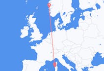 Flyg från Alghero, Italien till Bergen, Norge
