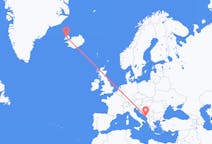 Flights from Ísafjörður, Iceland to Tivat, Montenegro