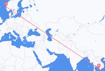 Flights from Phú Quốc, Vietnam to Bergen, Norway