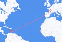Flüge von Willemstad, Curaçao nach Toulouse, Frankreich