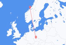 Vols depuis la ville de Ørland vers la ville de Prague