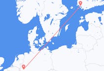 フィンランドのトゥルクから、ドイツのケルンまでのフライト