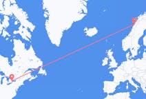 Vluchten van Toronto naar Bodø
