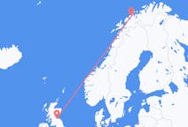 Flyrejser fra Edinburgh, Skotland til Tromsø, Norge