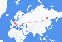 Flights from Neryungri, Russia to Milan, Italy