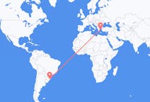 Flyrejser fra Porto Alegre, Brasilien til Skíros, Grækenland