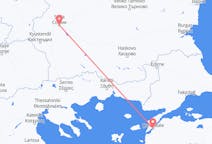 Fly fra Sofia til Çanakkale