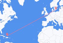 Flights from Cockburn Town, Turks & Caicos Islands to Ronneby, Sweden